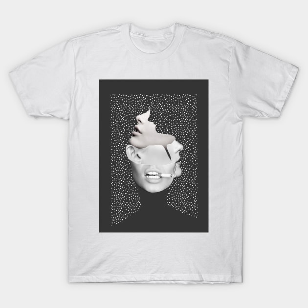 collage art / Faces 2 T-Shirt by Dada22